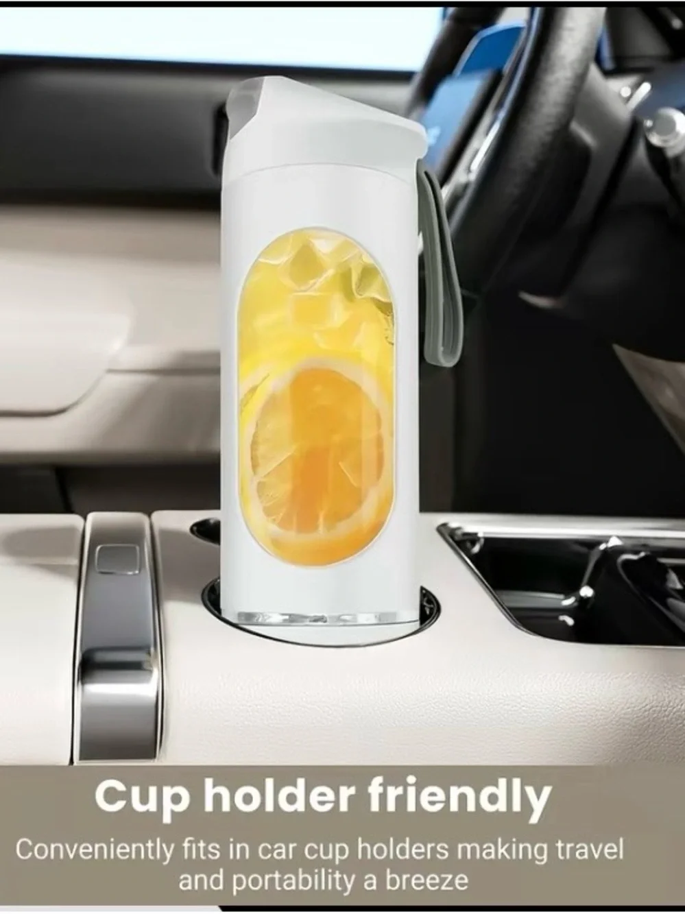 Portable White Personal Blender - Rechargeable Smoothie Maker